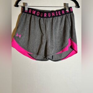Under Armour Women's Athletic Shorts in Gray and Pink, Navy and Plum Size M